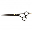 DSO Offset Black and Gold Barber Scissors 7"