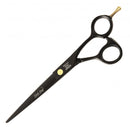 DSO Offset Black and Gold Barber Scissors 7"