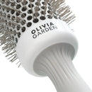 Olivia Garden Expert Blowout Speed Wavy Bristles White & Grey Brush 45