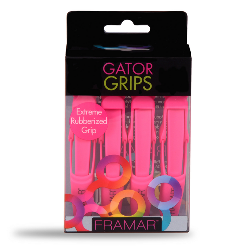 FRAMAR RUBBERIZED GATOR GRIPS PINK (4)