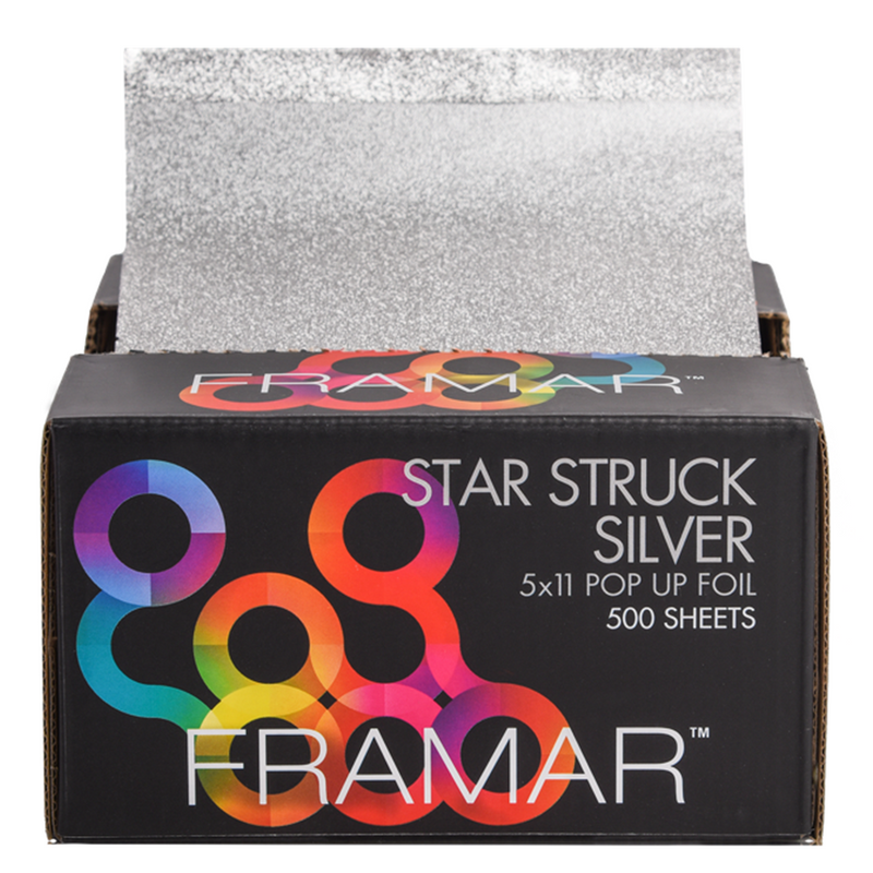 FRAMAR STAR STRUCK SILVER 5X11 POP UP FOIL (500 SHEETS)