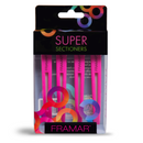 FRAMAR SUPER SECTIONING CLIPS PINK (4)