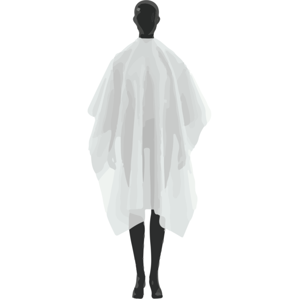 DISPOSABLE GOWN / LARGE APRON / VERY LARGE CAPE - 110 X 140 CM (PACK OF 50)