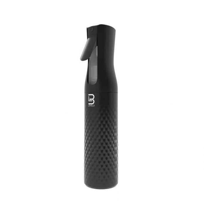 L3VEL3 Beveled Continuous Spray Bottle - Black