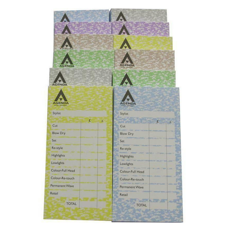 AGENDA CHECK PADS ASSORTED LEAF PADS 12 X 100 CP12A