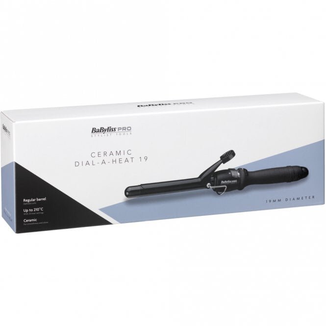 BABYLISS PRO CERAMIC DIAL-A-HEAT TONG 19MM