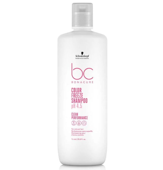 SCHWARZKOPF BONACURE PH 4.5 COLOR FREEZE MICELLAR SULFATE-FREE SHAMPOO 1000ML