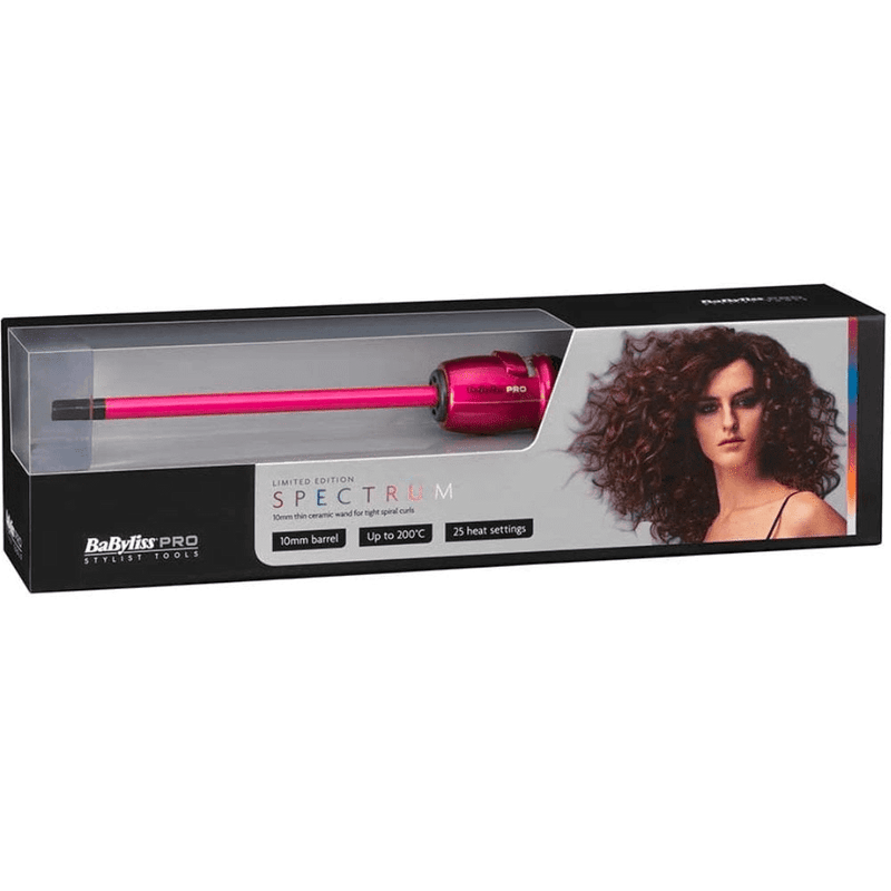 BABYLISS PRO SPECTRUM STRAIGHT WAND HOT PINK 10MM